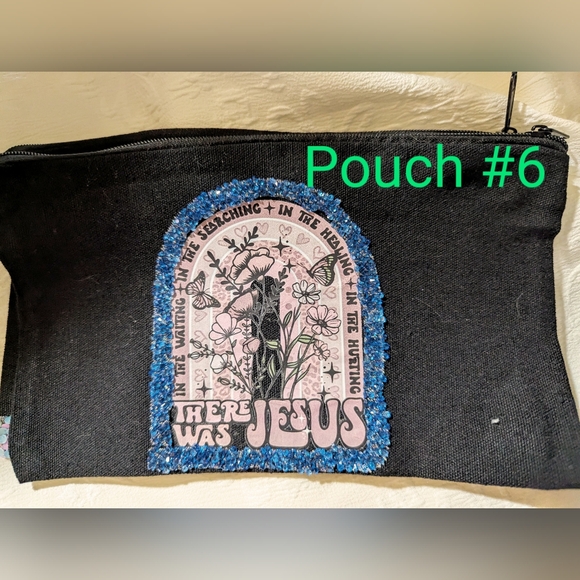 COPY: NWT 🥰 handmade cotton canvas 🙏🙌 Catholic/Christian pouch: choice 1/8🎁 - Picture 9 of 12